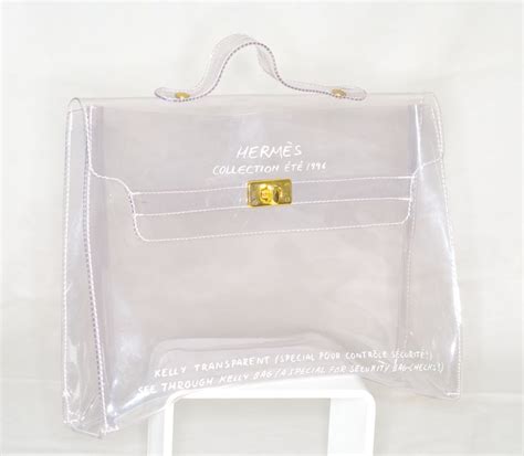 hermes transparente tasche|hermes kelly bag transparent.